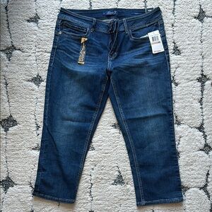 Women's Blue Jeans - Skinny crop "The Booty Shaper"